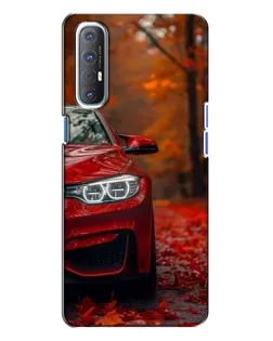 Чехол для OPPO Reno 3 с картинкой «Осенняя BMW M4»