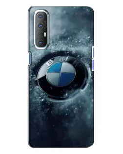 Чохол для OPPO Reno 3 з картинкою «Логотип BMW — лід» Чохол для OPPO Reno 3 з картинкою «Логотип BMW — лід»