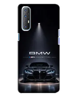 Чохол для OPPO Reno 3 з картинкою «BMW крізь нічне місто» Чохол для OPPO Reno 3 з картинкою «BMW крізь нічне місто»