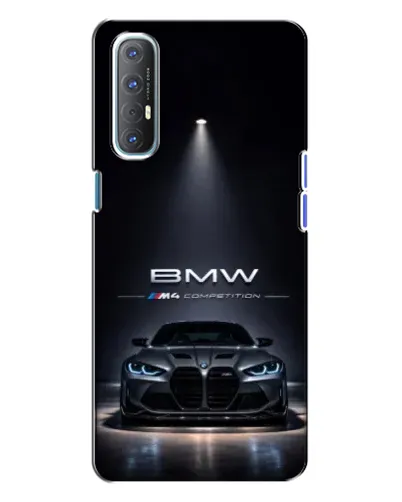 Чохол для OPPO Reno 3 з картинкою «BMW крізь нічне місто» Чохол для OPPO Reno 3 з картинкою «BMW крізь нічне місто»