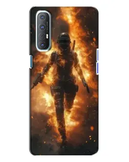 Чохол для OPPO Reno 3 з картинкою «BMW — швидкість у дощі» Чохол для OPPO Reno 3 з картинкою «BMW — швидкість у дощі»