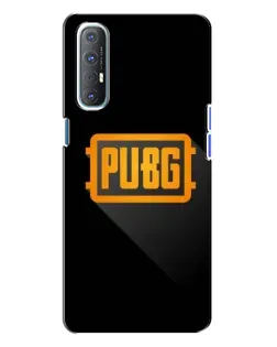 Чохол для OPPO Reno 3 з картинкою «PUBG — рамка лого»