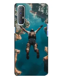 Чохол для OPPO Reno 3 з картинкою «PUBG — вільне падіння»