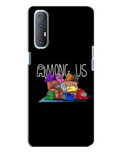 Чохол для OPPO Reno 3 з картинкою «Логотип Among Us» Чохол для OPPO Reno 3 з картинкою «Логотип Among Us»