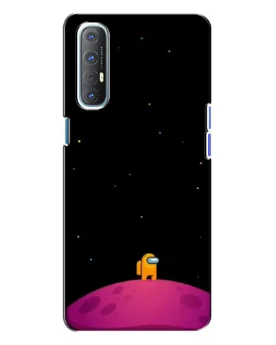 Чехол для OPPO Reno 3 с картинкой «Одинокий герой на планете» Чехол для OPPO Reno 3 с картинкой «Одинокий герой на планете»