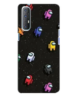 Чохол для OPPO Reno 3 з картинкою «Космічний патерн Among Us» Чохол для OPPO Reno 3 з картинкою «Космічний патерн Among Us»