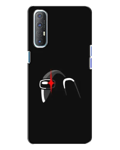 Чехол для OPPO Reno 3 с картинкой «Among Us шлем» Чехол для OPPO Reno 3 с картинкой «Among Us шлем»