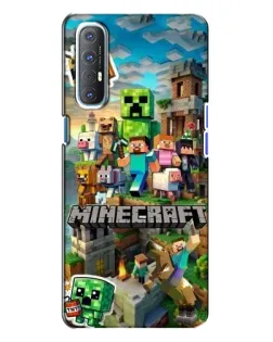 Чохол для OPPO Reno 3 з картинкою «Замок Minecraft» Чохол для OPPO Reno 3 з картинкою «Замок Minecraft»