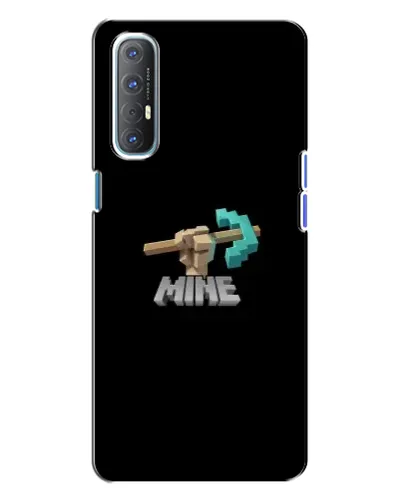 Чехол для OPPO Reno 3 с картинкой «Алмазная кирка»