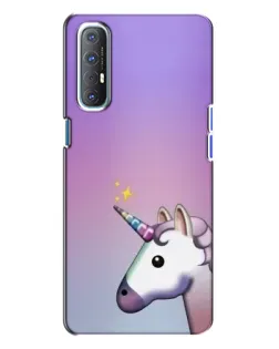 Чохол для OPPO Reno 3 з картинкою «Єдиноріг градієнт»