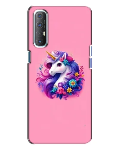 Чехол для OPPO Reno 3 с картинкой «Сказочный единорог» Чехол для OPPO Reno 3 с картинкой «Сказочный единорог»