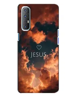 Чехол для OPPO Reno 3 с картинкой «Сияние Имени Jesus»