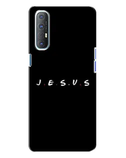 Чехол для OPPO Reno 3 с картинкой «Точки веры J.E.S.U.S.»