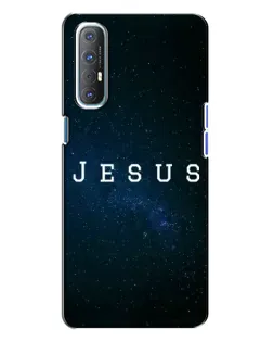 Чехол для OPPO Reno 3 с картинкой «Звездное небо Jesus»
