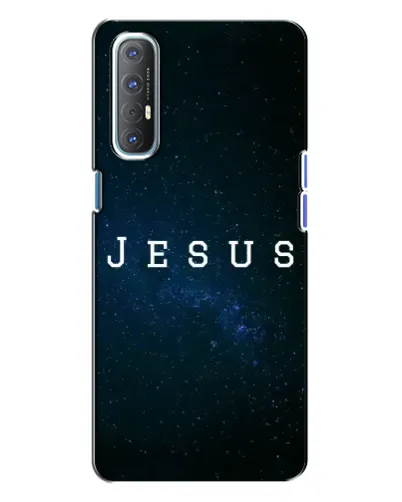 Чехол для OPPO Reno 3 с картинкой «Звездное небо Jesus»