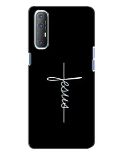 Чехол для OPPO Reno 3 с картинкой «Тонкая линия веры»