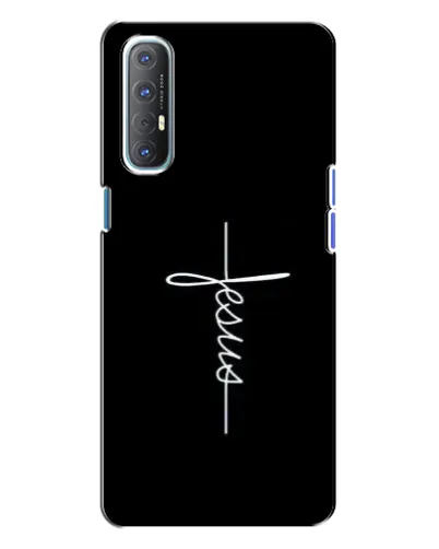 Чехол для OPPO Reno 3 с картинкой «Тонкая линия веры»