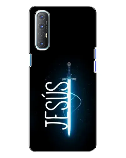 Чехол для OPPO Reno 3 с картинкой «Меч Духа Jesus»