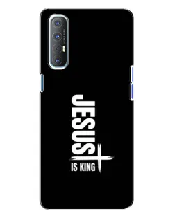 Чехол для OPPO Reno 3 с картинкой «Вертикаль веры Jesus»