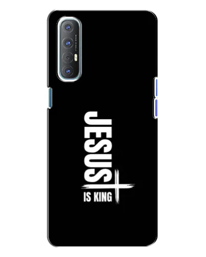 Чехол для OPPO Reno 3 с картинкой «Вертикаль веры Jesus»