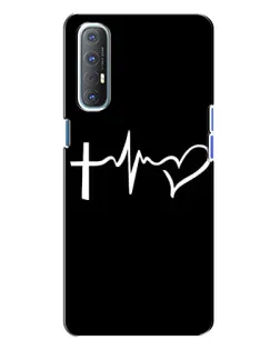 Чехол для OPPO Reno 3 с картинкой «Пульс веры»
