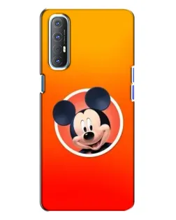 Чохол для OPPO Reno 3 з картинкою «Mickey в колі»