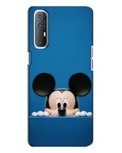 Чохол для OPPO Reno 3 з картинкою «Міккі виглядає»