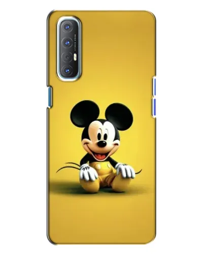 Чохол для OPPO Reno 3 з картинкою «Міккі на жовтому» Чохол для OPPO Reno 3 з картинкою «Міккі на жовтому»