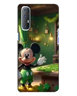 Чохол для OPPO Reno 3 з картинкою «Міккі в майстерні»