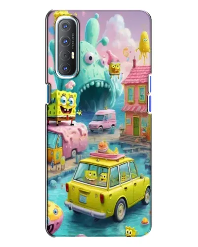 Чехол для OPPO Reno 3 с картинкой «Монстр-трак приключения»
