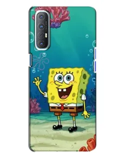 Чехол для OPPO Reno 3 с картинкой «Подводный привет»