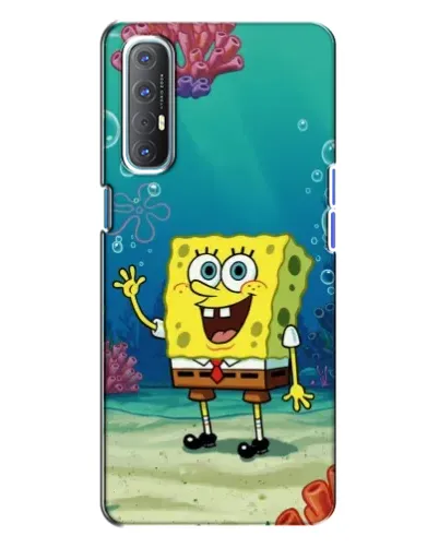 Чехол для OPPO Reno 3 с картинкой «Подводный привет»