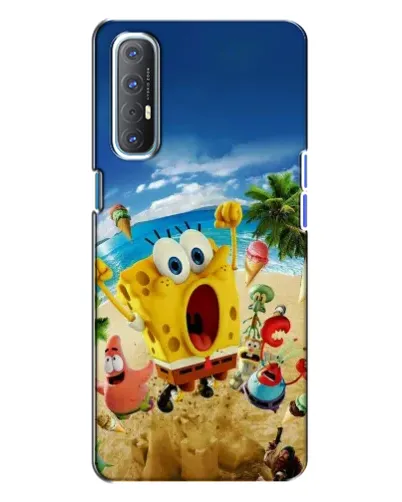 Чехол для OPPO Reno 3 с картинкой «Развлечения на пляже»