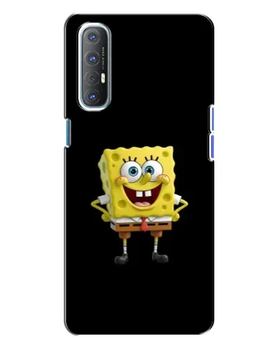 Чехол для OPPO Reno 3 с картинкой «Классический Губка Боб»
