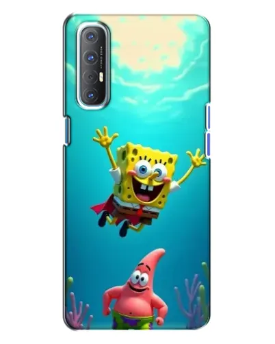 Чехол для OPPO Reno 3 с картинкой «Спанч Боб под водой» Чехол для OPPO Reno 3 с картинкой «Спанч Боб под водой»