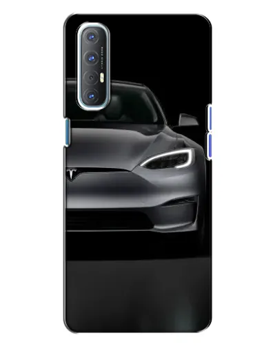 Чехол для OPPO Reno 3 с картинкой «Tesla Model S Look»