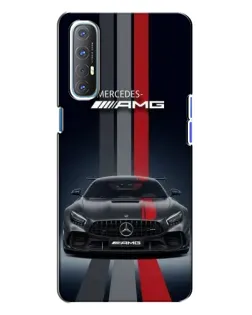 Чохол для OPPO Reno 3 з картинкою «Mercedes — білий карбон» Чохол для OPPO Reno 3 з картинкою «Mercedes — білий карбон»