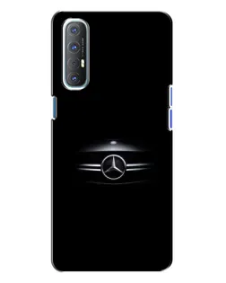 Чехол для OPPO Reno 3 с картинкой «Mercedes — абстрактные линии»