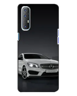 Чехол для OPPO Reno 3 с картинкой «Mercedes AMG GT Silver»