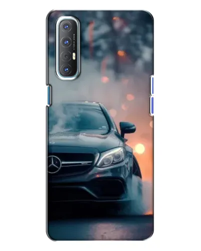 Чехол для OPPO Reno 3 с картинкой «Mercedes — ночной город» Чехол для OPPO Reno 3 с картинкой «Mercedes — ночной город»