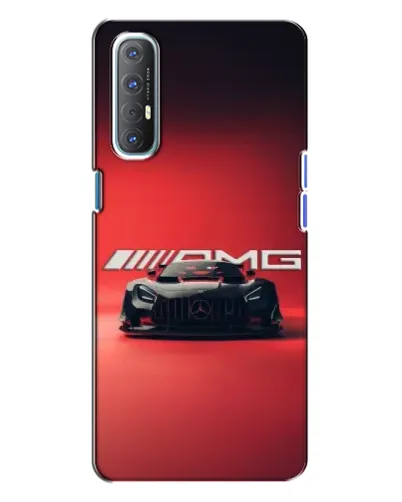 Чехол для OPPO Reno 3 с картинкой «Mercedes AMG — красная линия» Чехол для OPPO Reno 3 с картинкой «Mercedes AMG — красная линия»