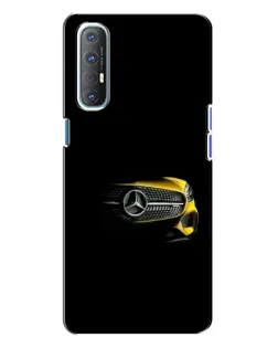 Чехол для OPPO Reno 3 с картинкой «Mercedes — ретро стиль»