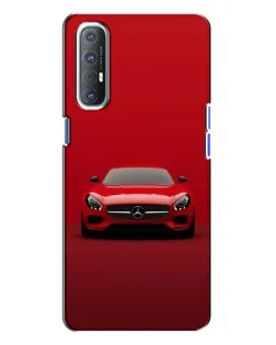 Чехол для OPPO Reno 3 с картинкой «Красный Mercedes AMG»