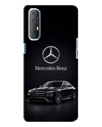 Чехол для OPPO Reno 3 с картинкой «Mercedes — решетка радиатора» Чехол для OPPO Reno 3 с картинкой «Mercedes — решетка радиатора»