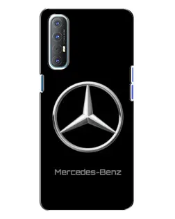 Чехол для OPPO Reno 3 с картинкой «Mercedes Silver Logo»