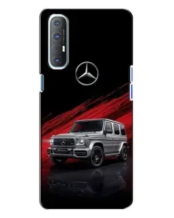 Чехол для OPPO Reno 3 с картинкой «Mercedes G-Class красный»