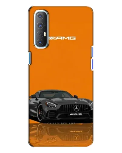 Чехол для OPPO Reno 3 с картинкой «Оранжевый Mercedes AMG» Чехол для OPPO Reno 3 с картинкой «Оранжевый Mercedes AMG»