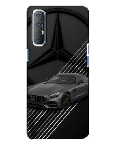 Чехол для OPPO Reno 3 с картинкой «Mercedes AMG — графика» Чехол для OPPO Reno 3 с картинкой «Mercedes AMG — графика»