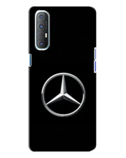 Чехол для OPPO Reno 3 с картинкой «Mercedes классический лого»