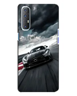 Чехол для OPPO Reno 3 с картинкой «Гоночный Mercedes AMG»